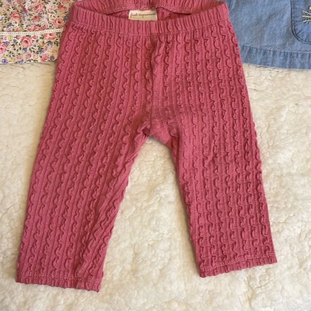 Carters‎ Infant Girls Bundle. 6months. 2 Tops/1 pant.